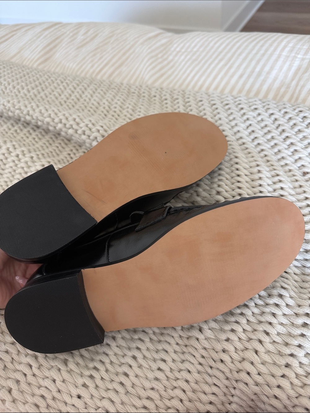 Steve Madden Ridley Black Loafers - Picture 3 of 3